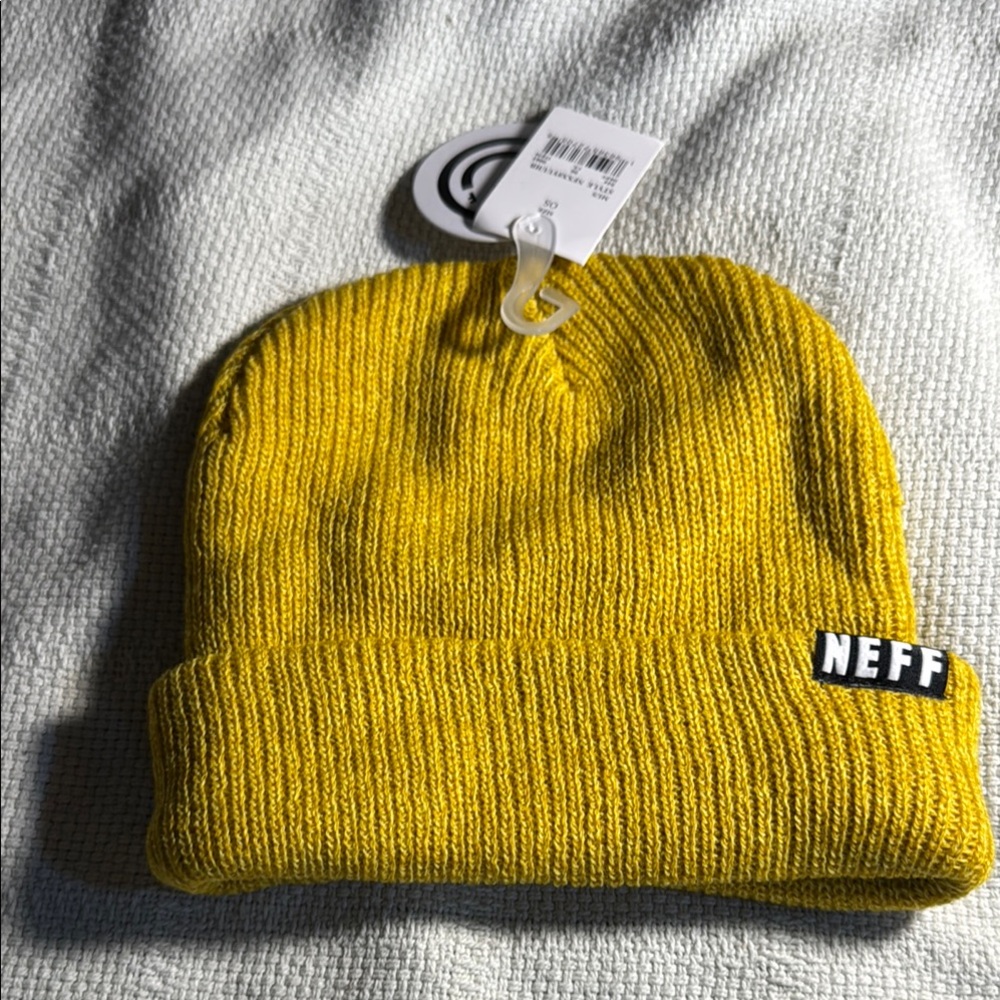 Neff Adult Yellow Beanie